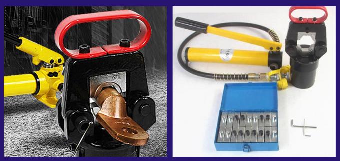 Разделенный сверхмощный инструмент кабельного башмака 350KN гидравлический гофрируя 0