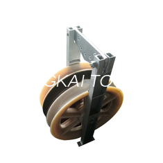 шкив блока Sheave нейлона ролика кабеля передачи большого диаметра 822mm надземный с 3 колесами