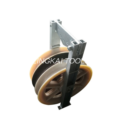 шкив блока Sheave нейлона ролика кабеля передачи большого диаметра 822mm надземный с 3 колесами